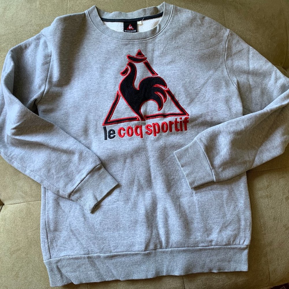 Le Coq Sportif Sweatshirt, Mens Medium